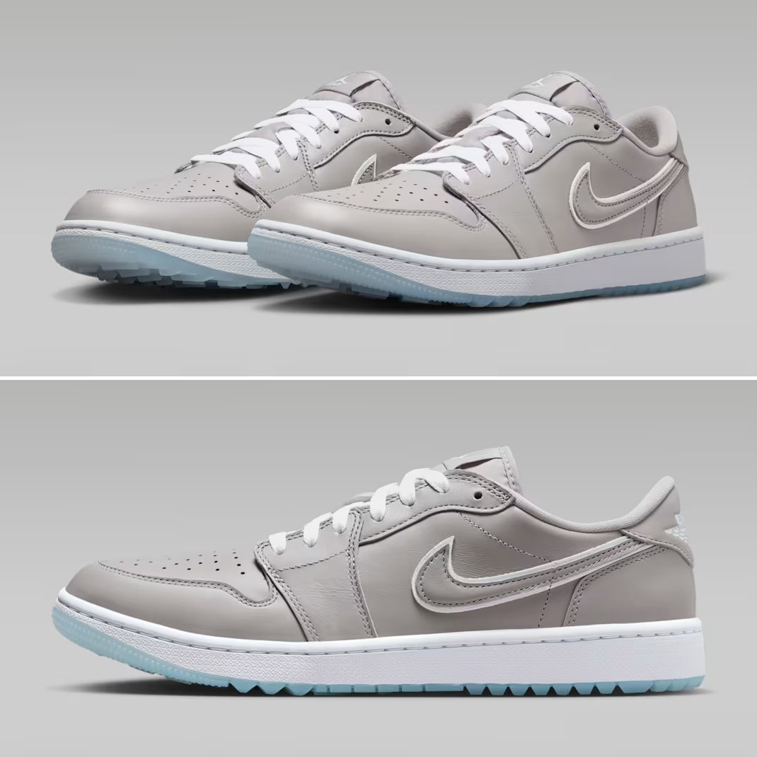 Air Jordan 1 Low G Medium Grey Golf Shoes DD9315-007
