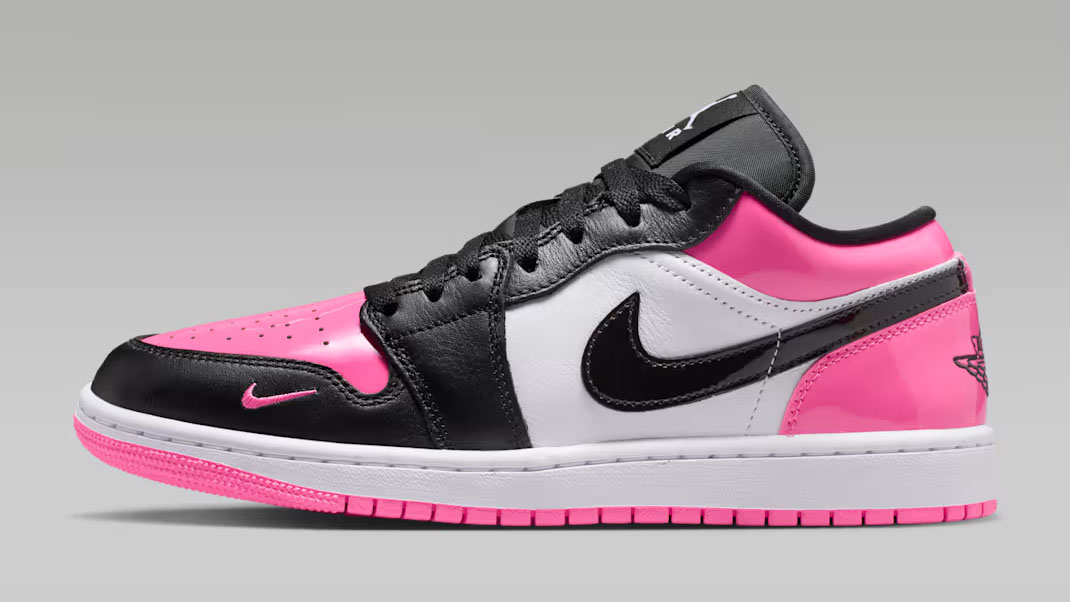 Air Jordan 1 Low SE Pink ToPinksicle White Black Womens Sneakers IV2446-684