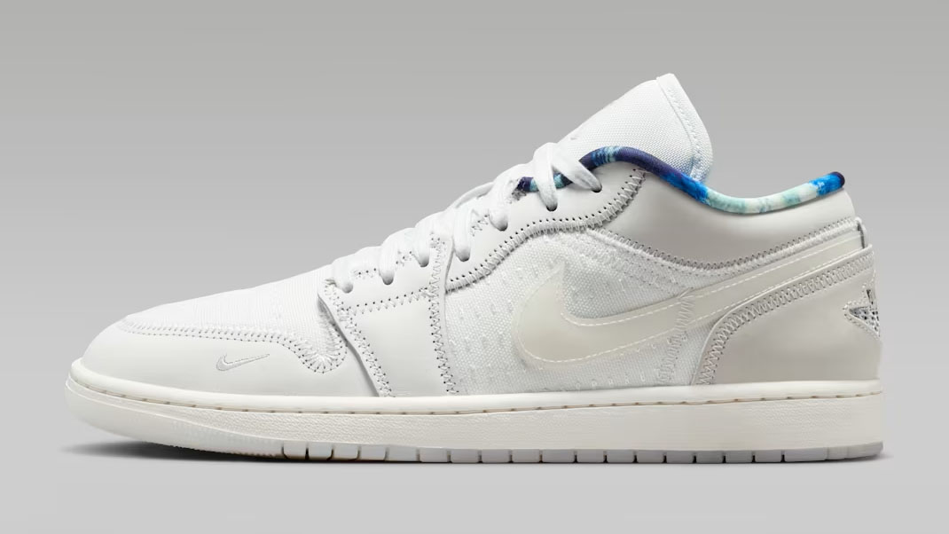 Air Jordan 1 Low SE Summit White Multi-Color Off White Sail Mens Sneakers IR7337-121