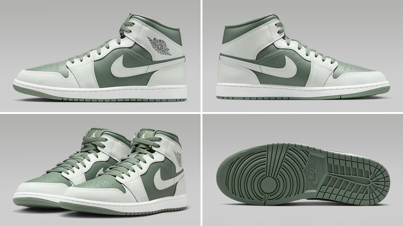 Air Jordan 1 Mid Vintage Lichen DQ8426-107