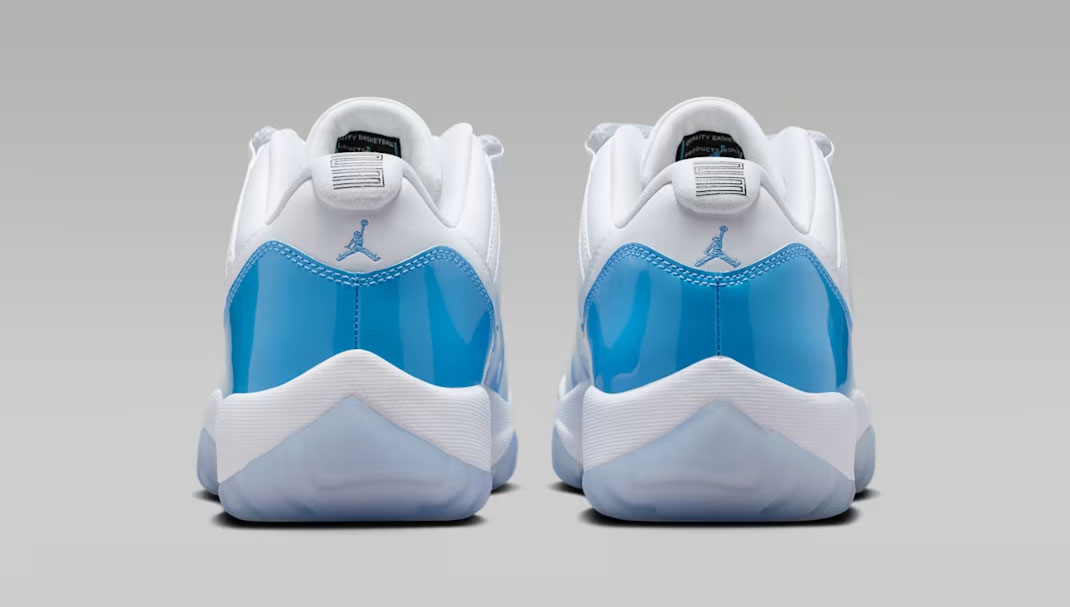 Air Jordan 11 Low UNC White University Blue Mens Sneakers 5