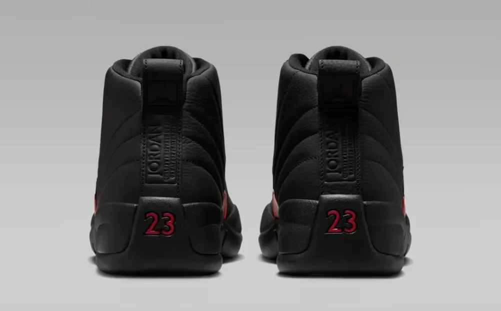 Air Jordan 12 Bloodline Heel View Official Image