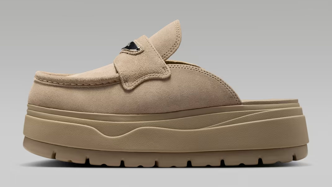 Air Jordan Mule Khaki Metallic Silver Womens Shoes HJ4292-200