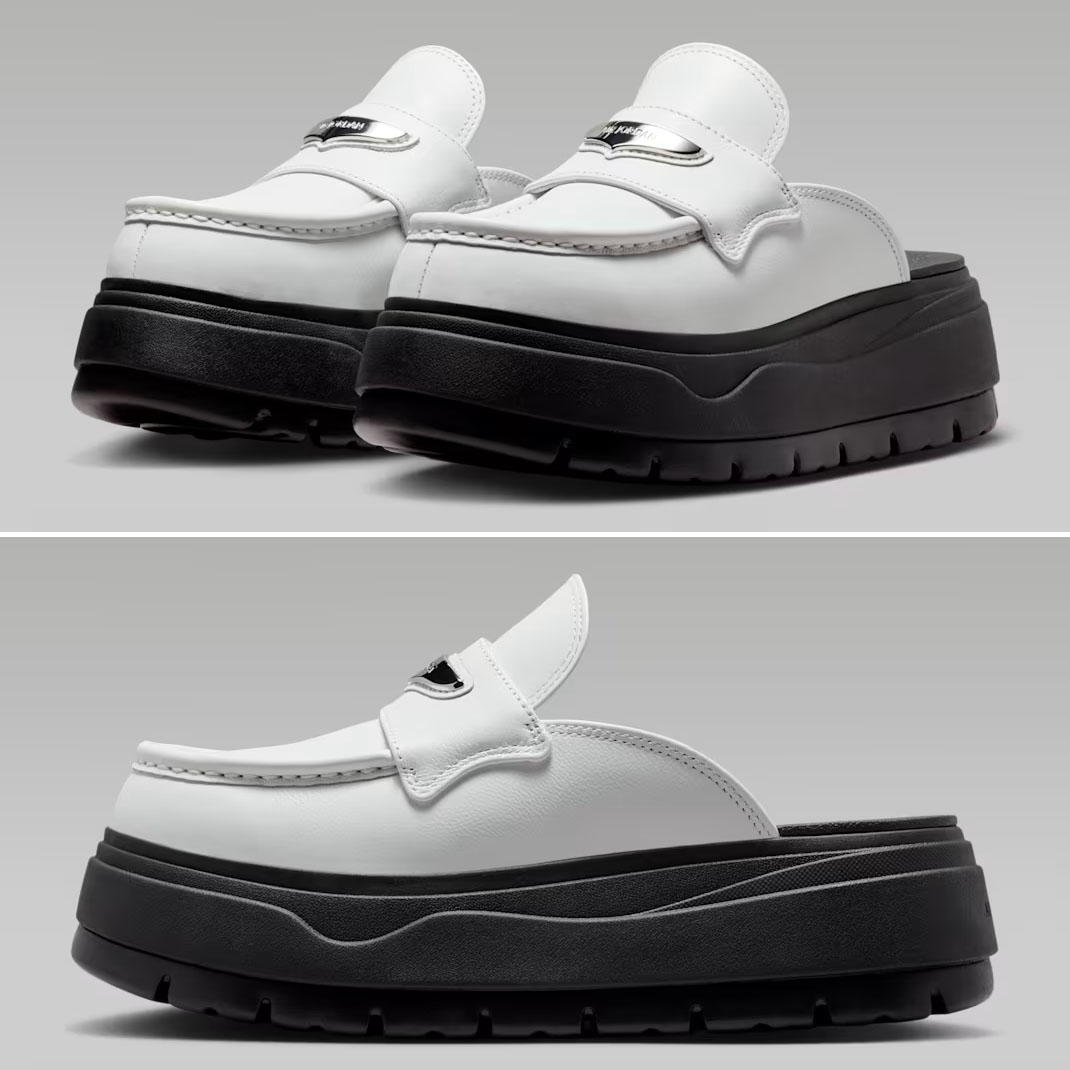 Air Jordan Mule Summit White Black Metallic Silver Womens Shoes HJ4292-100