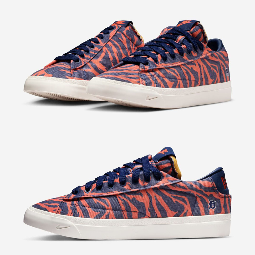 Devin Booker x Nike Blazer Low Detroit Tigers Mens Shoes HQ2054-801