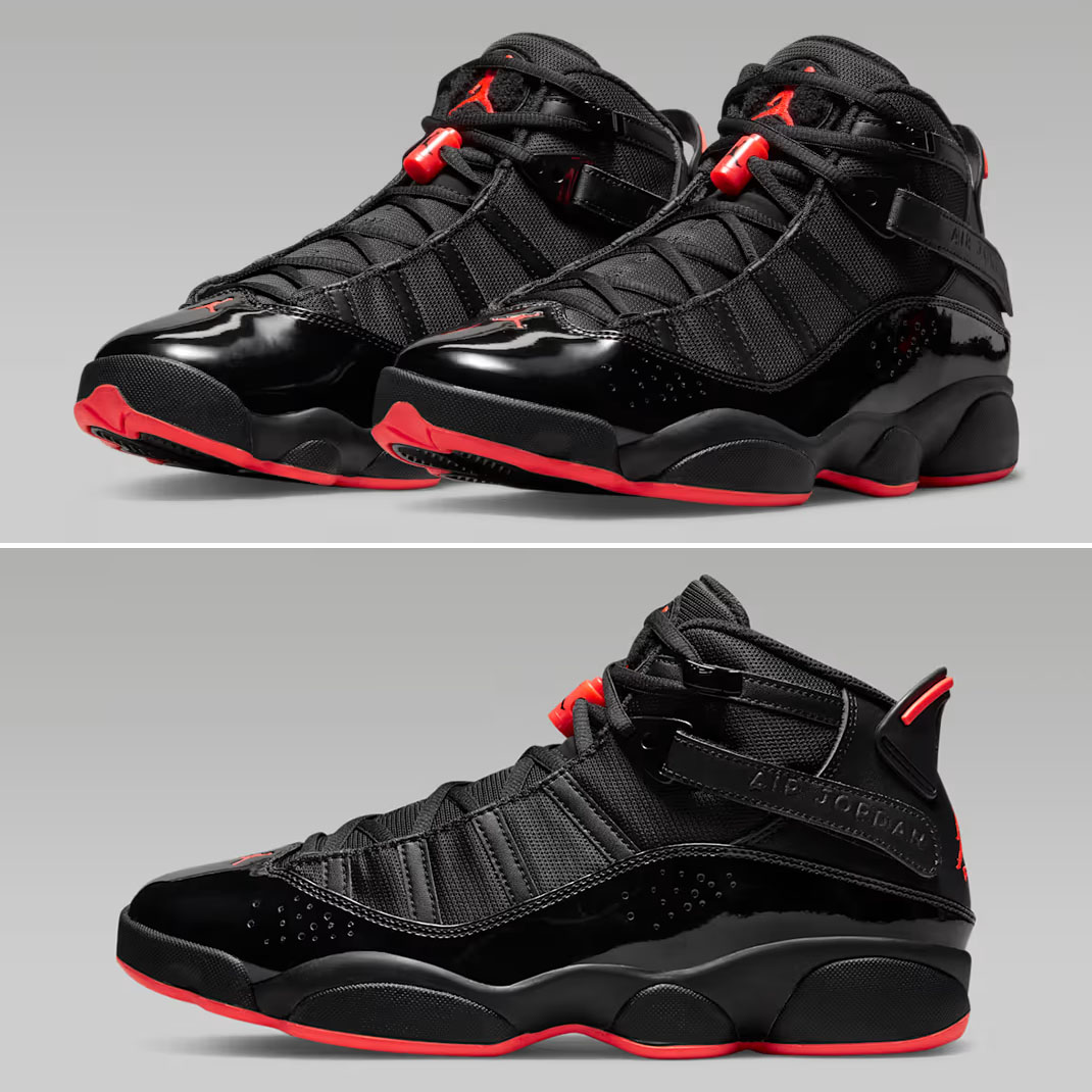 Jordan 6 Rings Black Infrared 23 Mens Shoes 322992-066