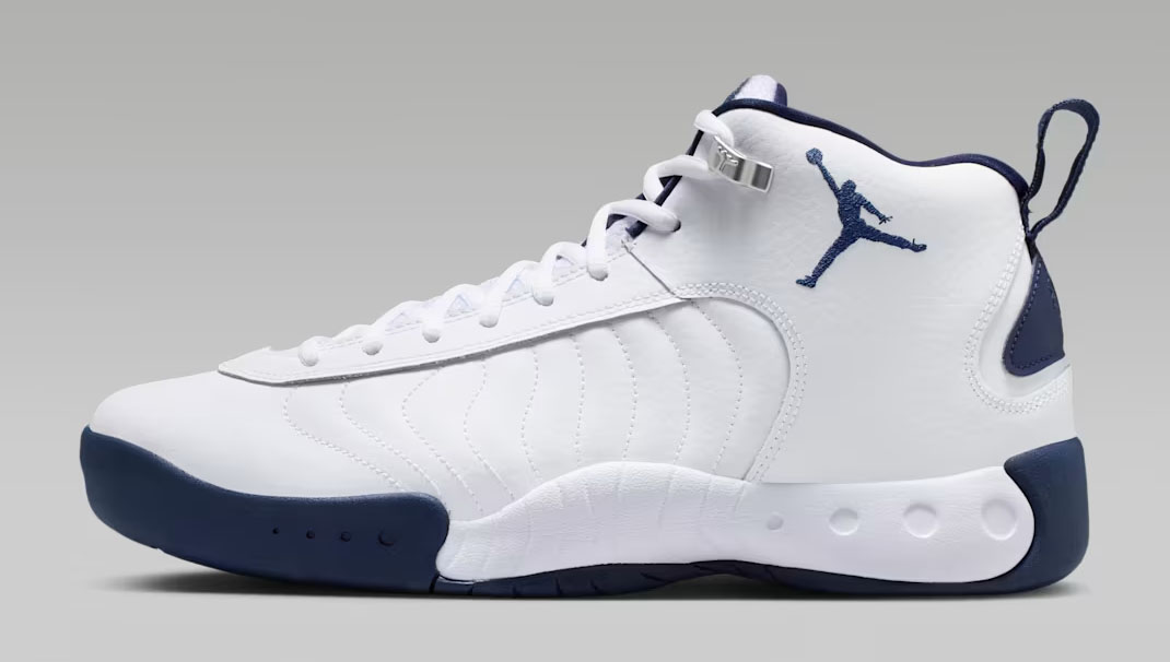 Jordan Jumpman Pro White Metallic Silver Midnight Navy Mens Sneakers DN3686-101