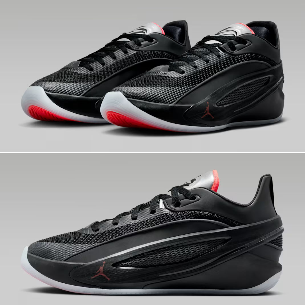 Jordan Luka 5 Bred Black Bright Crimson Basketball Shoes HV8082-002