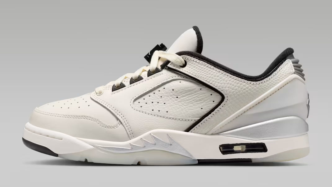 Jordan Sixty Plus Low Sail Black Swan Metallic Silver Womens Sneakers IR1847-100