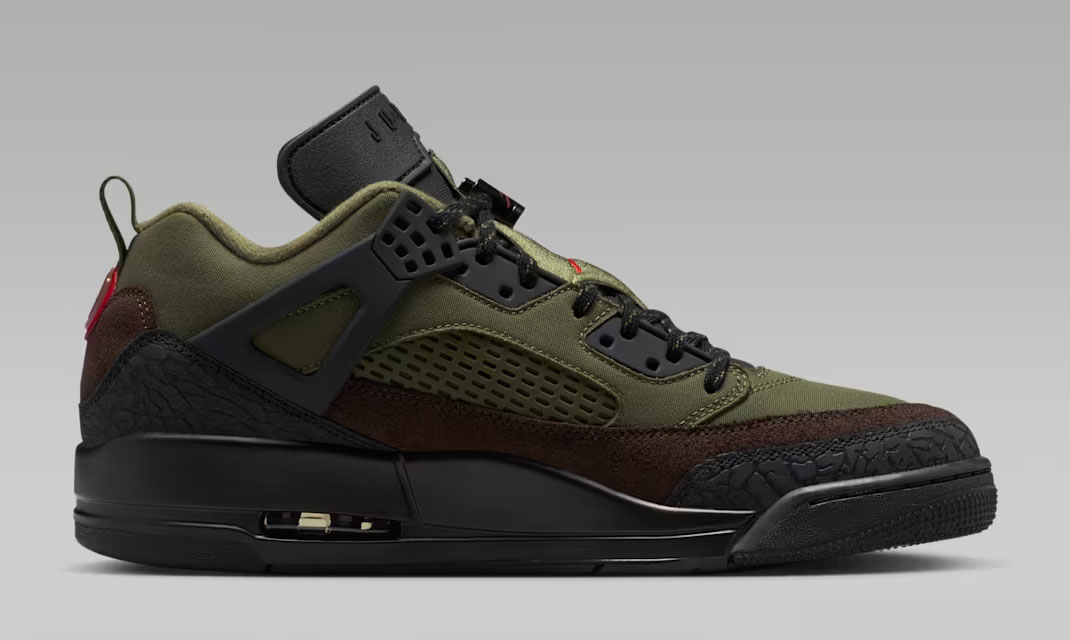 Jordan Spizike Low Beef and Broccoli Medium Olive Baroque Brown Mens Shoes 3