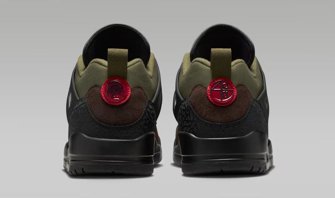 Jordan Spizike Low Beef and Broccoli Medium Olive Baroque Brown Mens Shoes 5