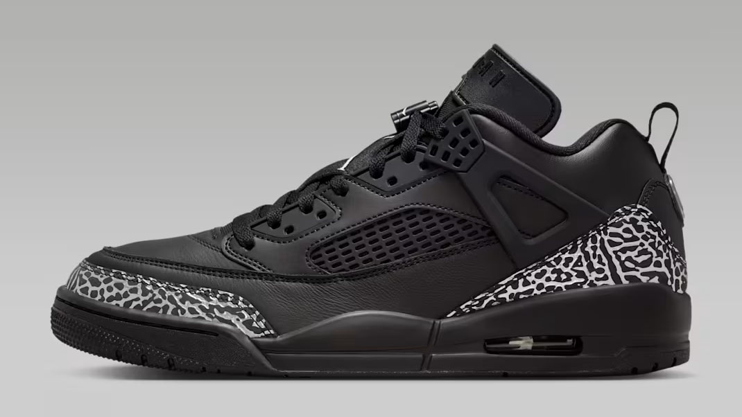 Jordan Spizike Low Black Metallic Silver Mens Shoes IV2417-010