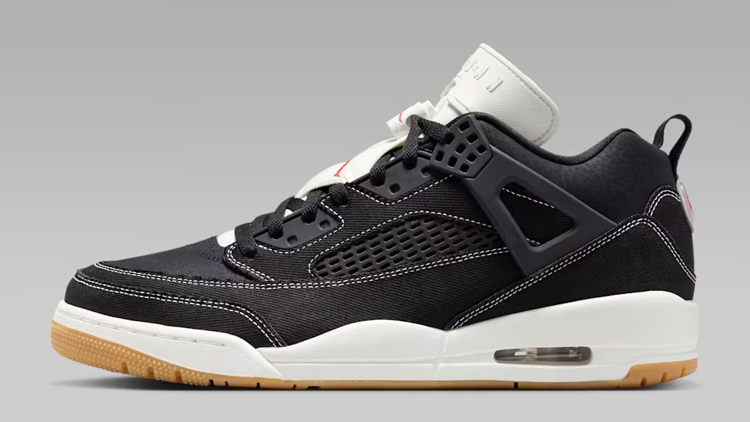 Jordan Spizike Low Black University Red Gum Medium Brown Sail Mens Sneakers IR2012-001