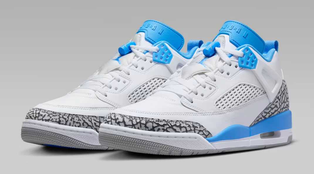 Jordan Spizike Low White University Blue Mens Sneakers 1