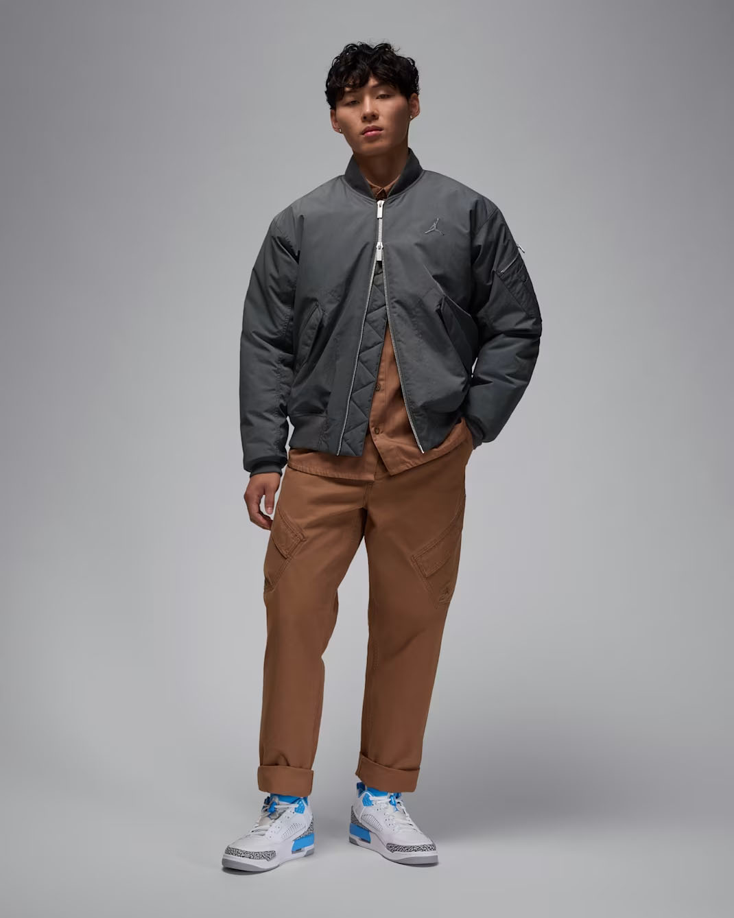 Jordan Spizike Low White University Blue Mens Sneakers 10