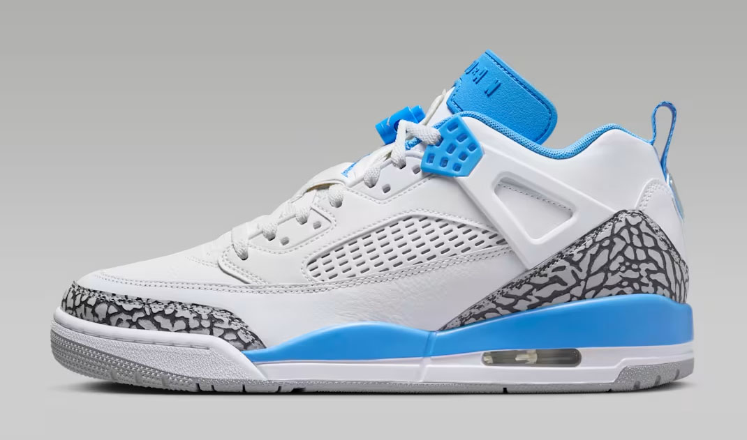 Jordan Spizike Low White University Blue Mens Sneakers 2