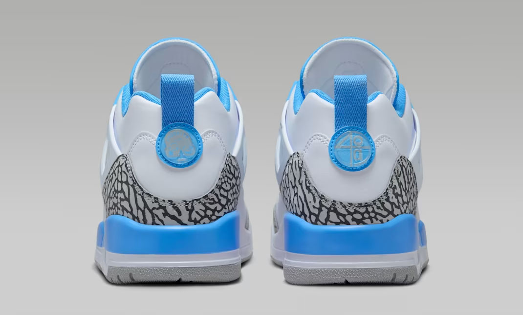 Jordan Spizike Low White University Blue Mens Sneakers 5