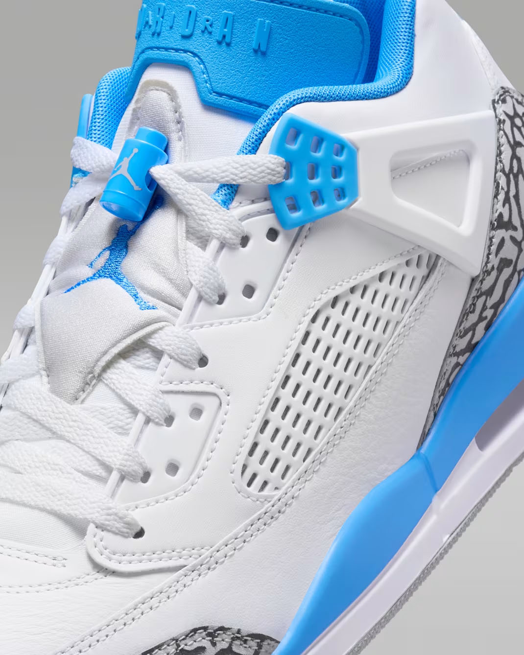 Jordan Spizike Low White University Blue Mens Sneakers 7