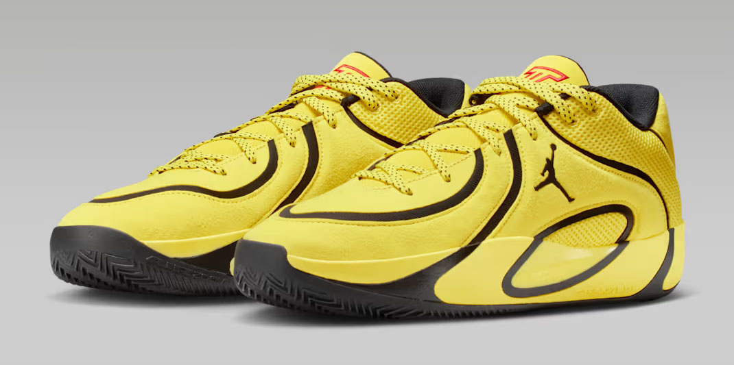 Jordan Tatum 4 Sonic Yellow Sunset Bruce Lee Basketball Shoes 1