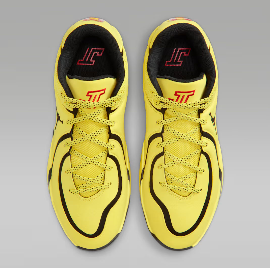 Jordan Tatum 4 Sonic Yellow Sunset Bruce Lee Basketball Shoes 4
