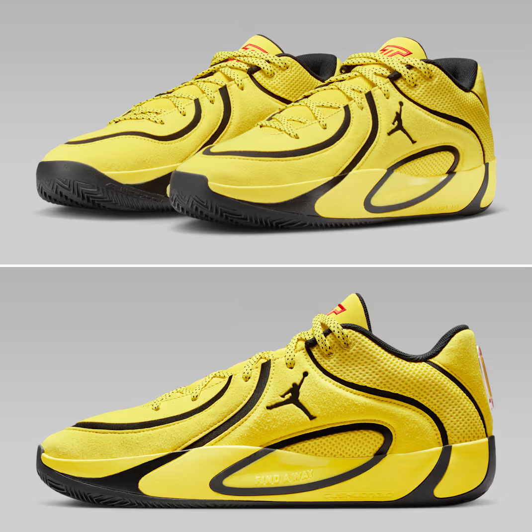 Jordan Tatum 4 Sunset Sonic Yellow Bruce Lee Basketball Shoes HQ4614-700