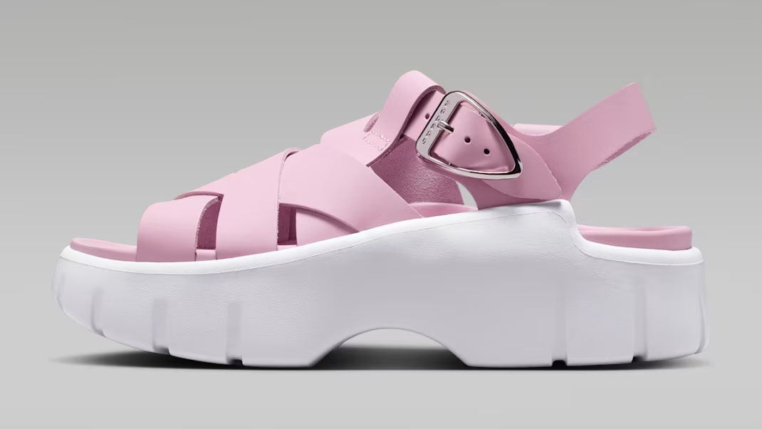 Jordan Willow Women's Sandals Iced Carmine White Metallic Silver IB8841-607