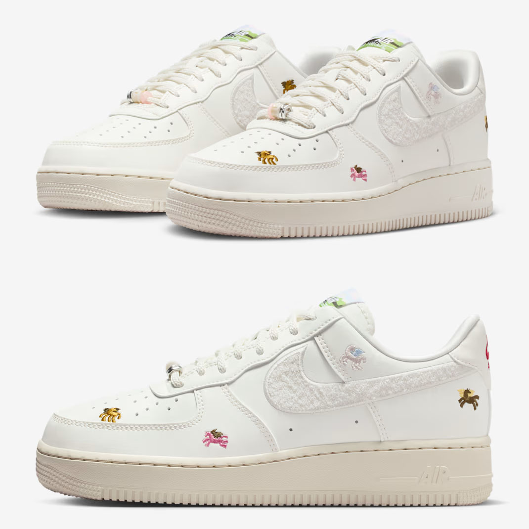 NIke Air Force 1 Low LNY Year of the Horse Womens Shoes IQ1143-100