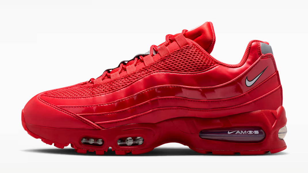 Nike Air Max 95 Big Bubble University Red White Black Mens Shoes IB6830-602