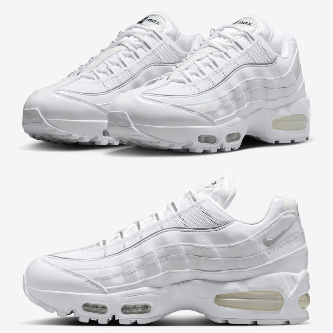 Nike Air Max 95 Big Bubble White Reflect Silver Womens Shoes IB6397-100
