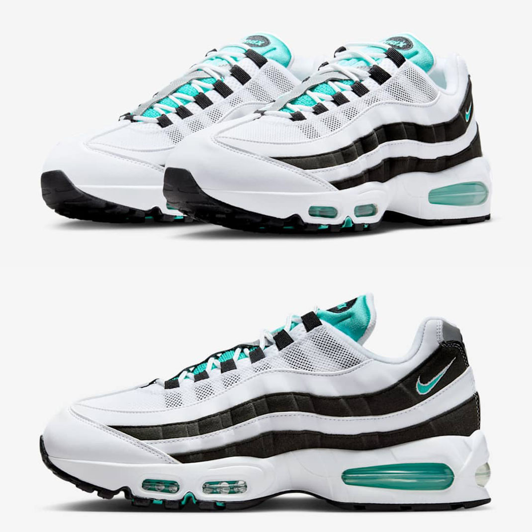 Nike Air Max 95 OG Black Border Hyper Jade Mens Shoes IM7409-100