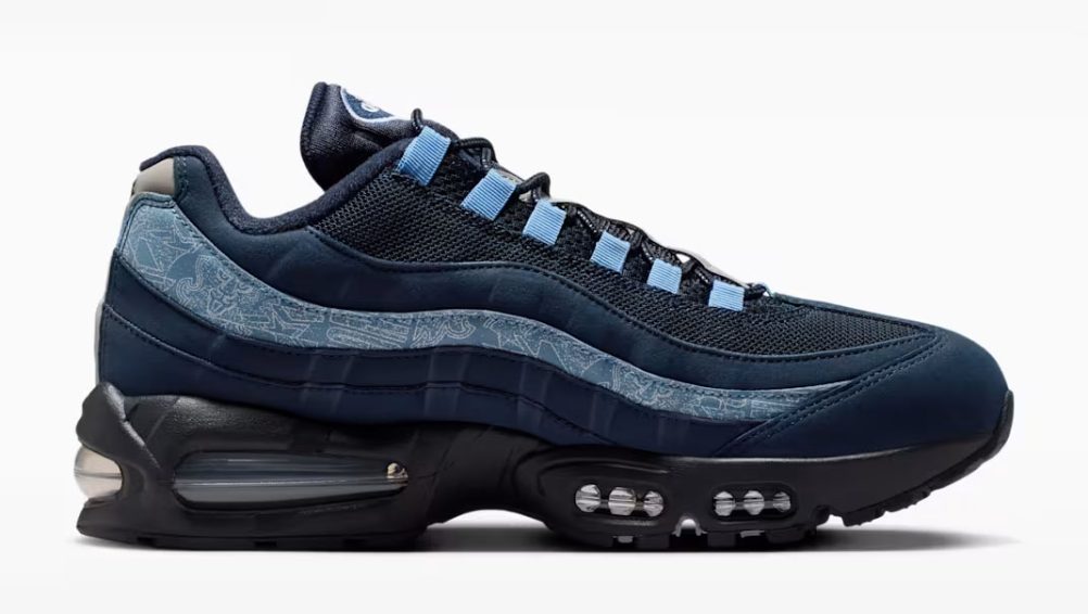 Nike Air Max 95 Work Blue Medial Side View Official Image
