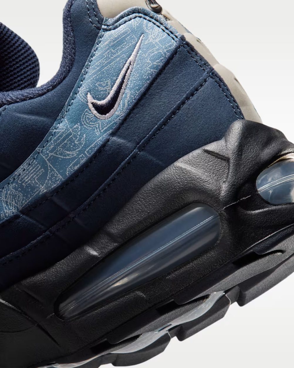 Nike Air Max 95 Work Blue Midsole View Official Image