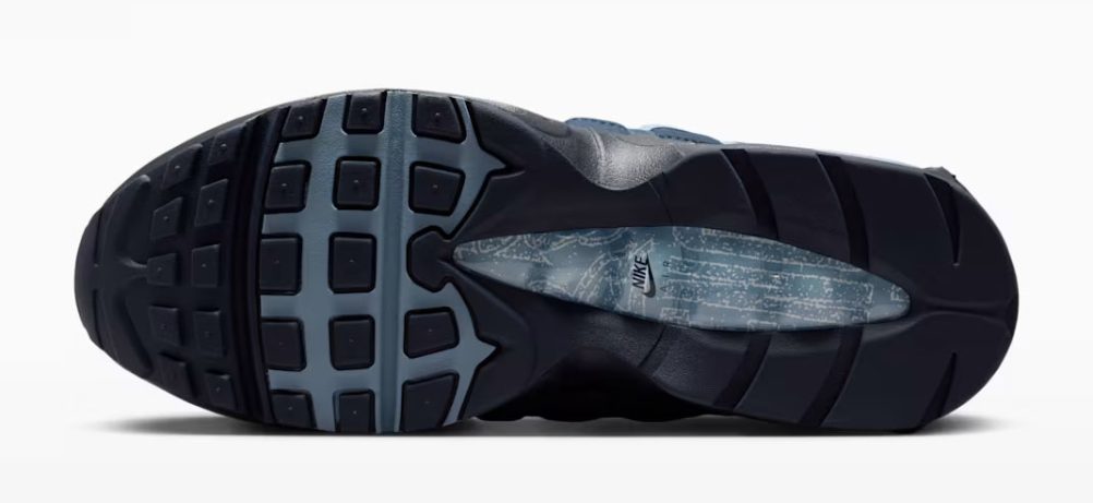 Nike Air Max 95 Work Blue Outsole Bottom View Official Image
