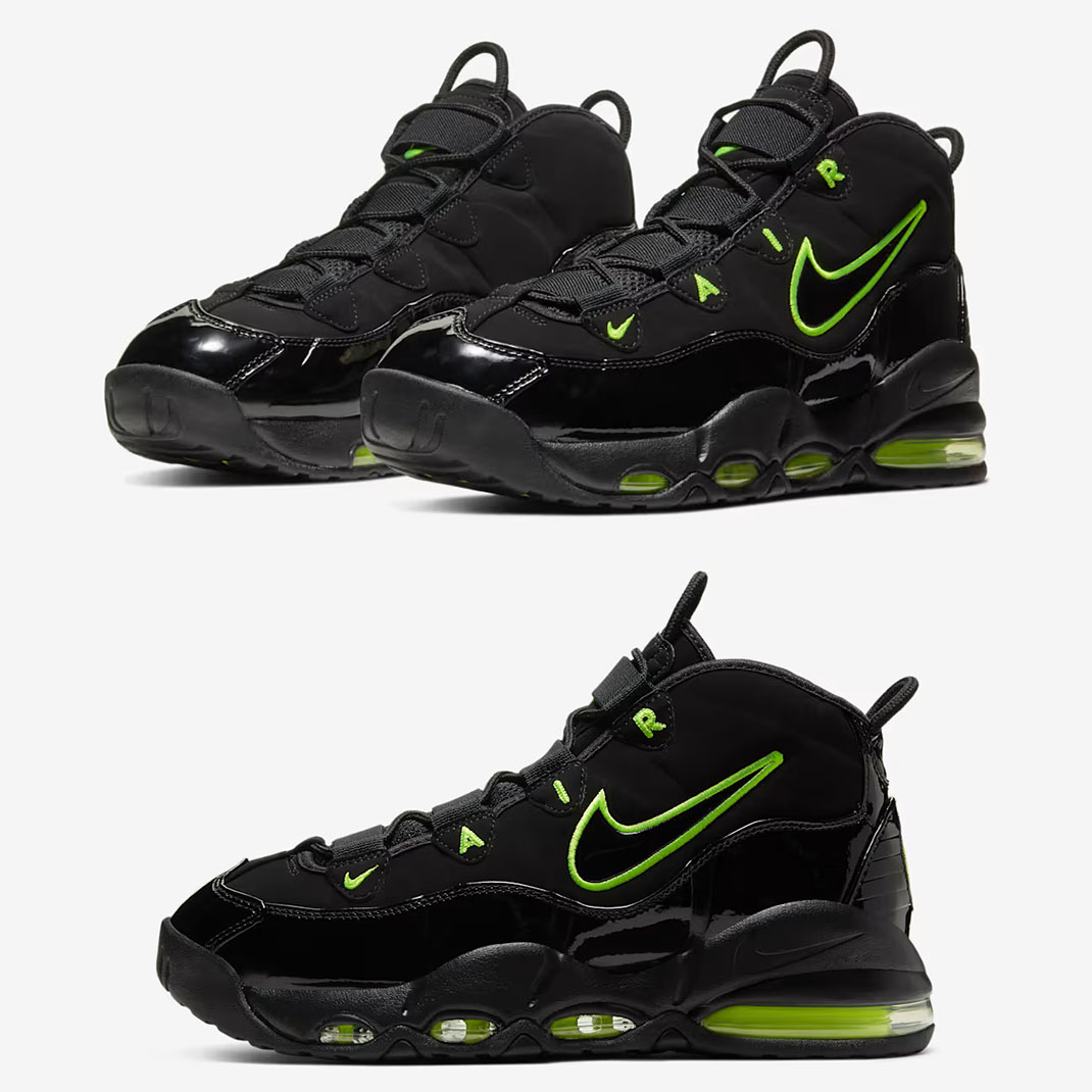 Nike Air Max Uptempo 95 Black Volt Mens Shoes CK0892-001