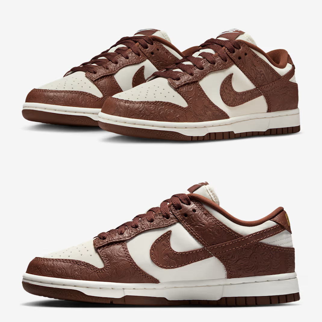 Nike Dunk Low Sail Fauna Brown Womens Shoes IF3944-100