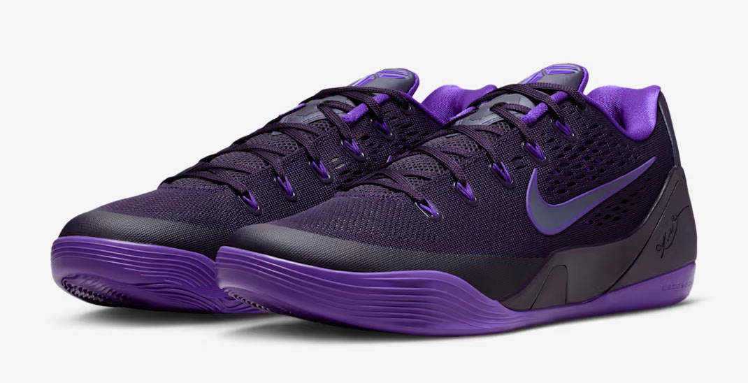 Nike Kobe 9 Elite Low EM Protro Purple Dynasty Basketball Shoes 1