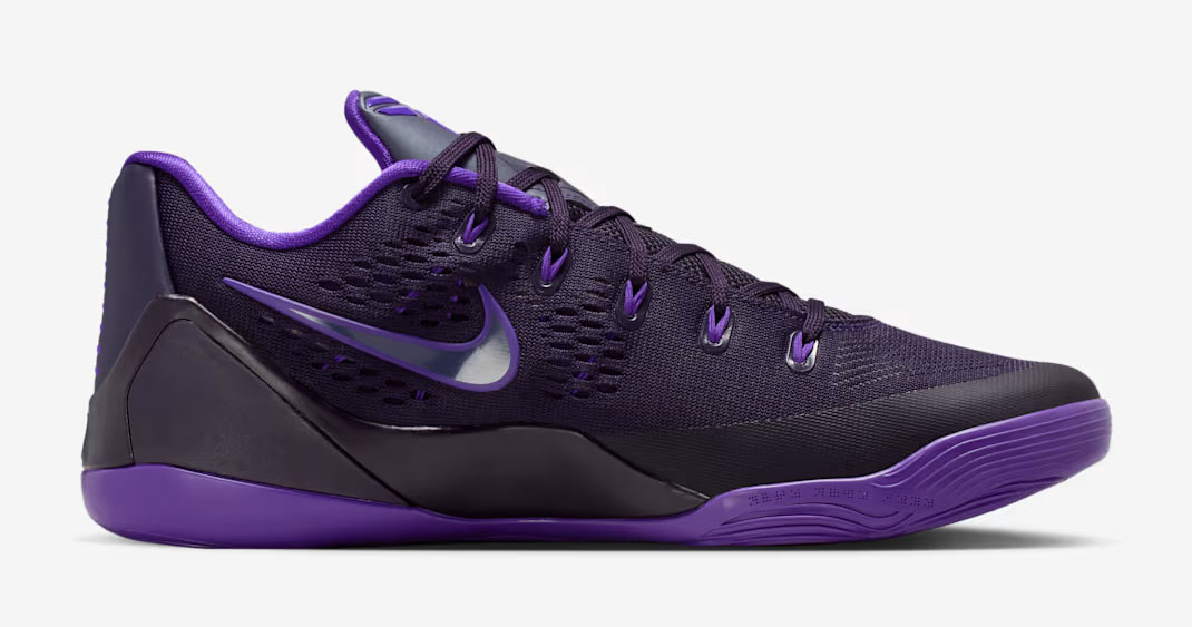 Nike Kobe 9 Elite Low EM Protro Purple Dynasty Basketball Shoes 3