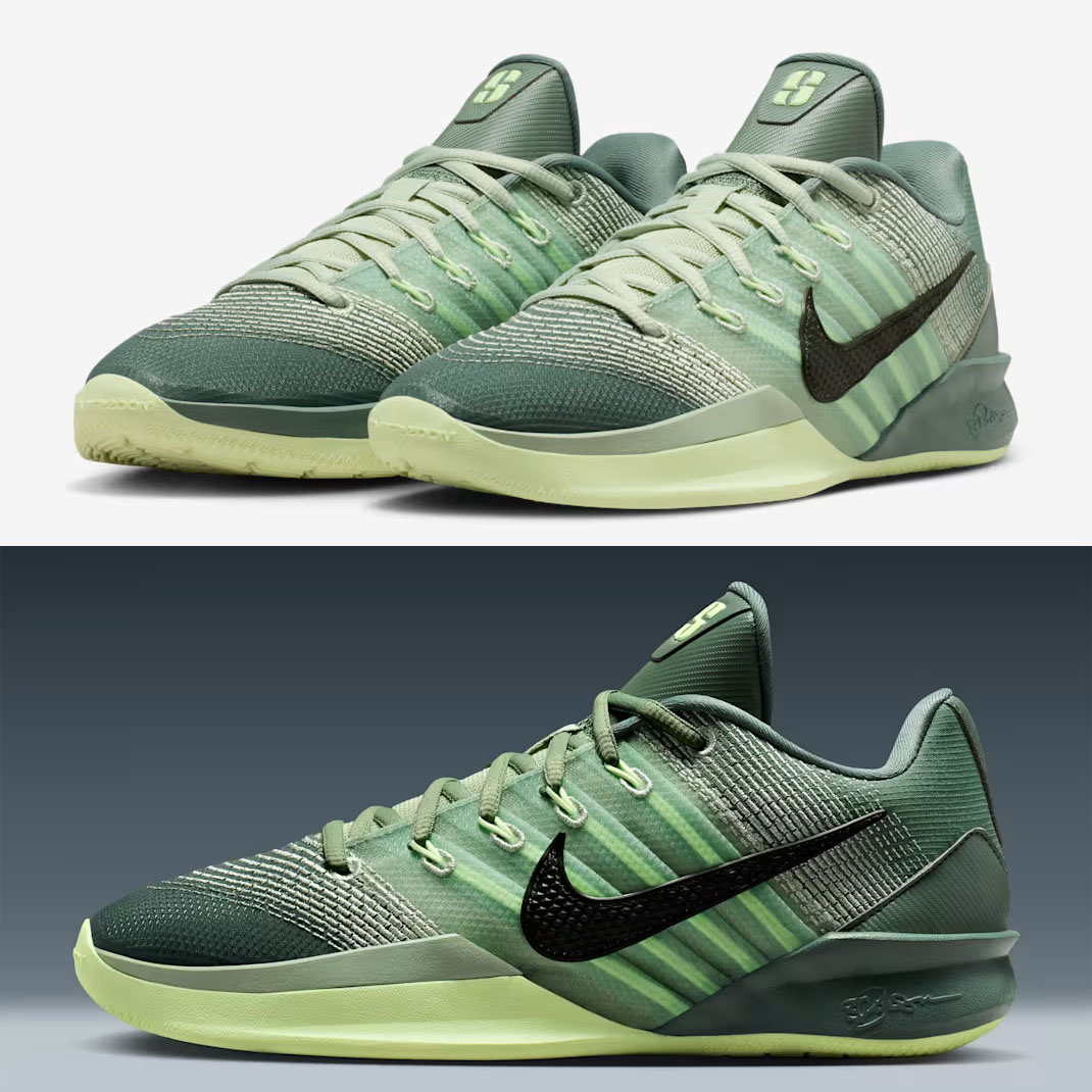 Nike Sabrina 3 Clay Green Basketball Shoes HF2881-301