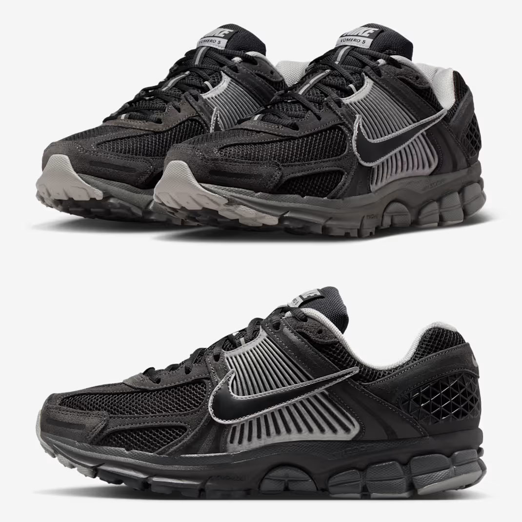 Nike Zoom Vomero 5 Anthracite Chrome Flat Silver Black Mens Shoes HF1553-006