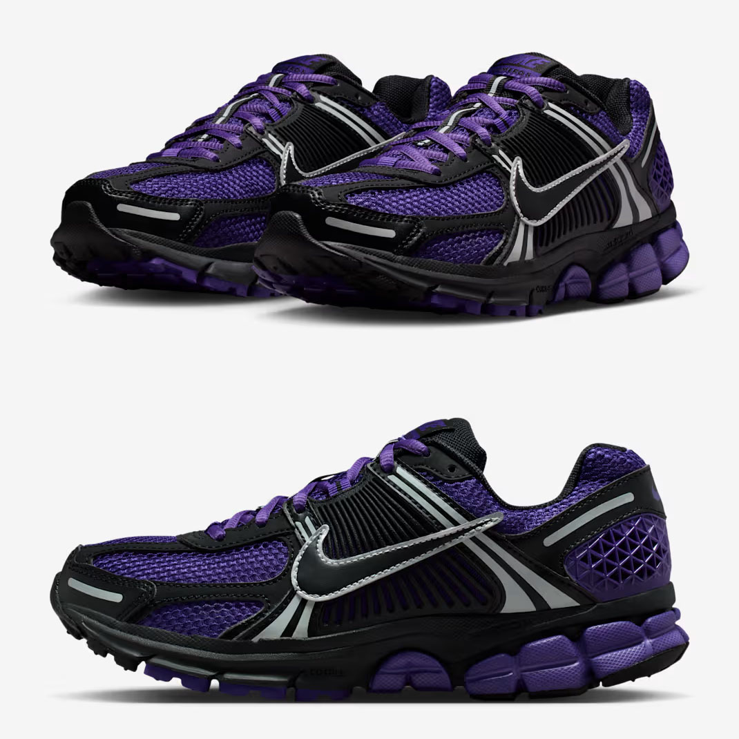 Nike Zoom Vomero 5 Reflective Black Court Purple Hyper Grape Womens Shoes FJ2028-004