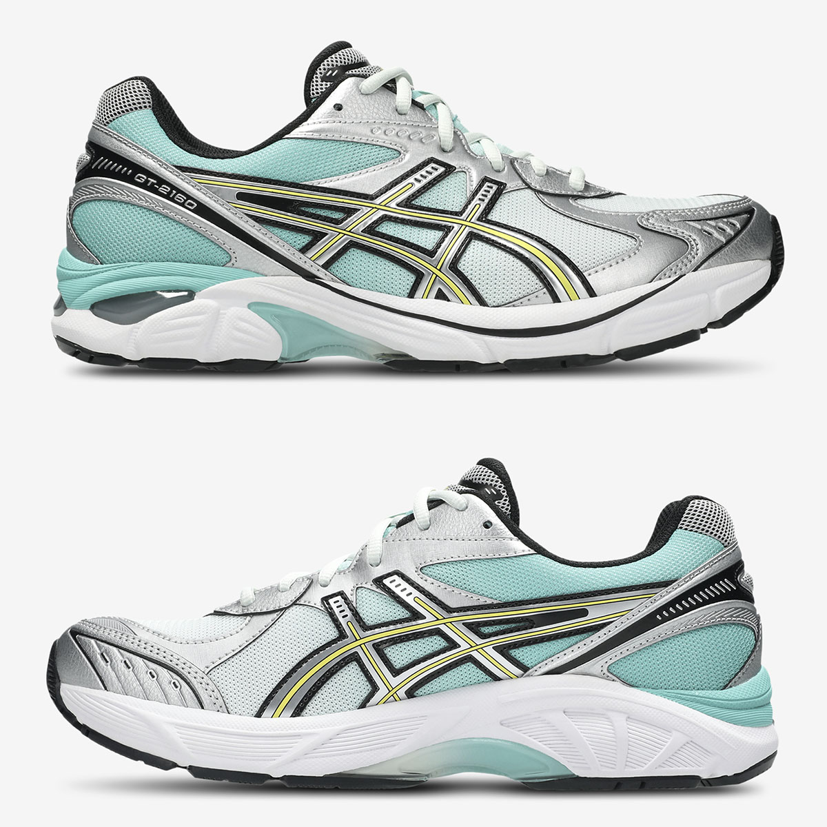 ASICS GT 2160 Silver Golden Yellow Pale Mint Mens Shoes Sneakers 1203A783-300