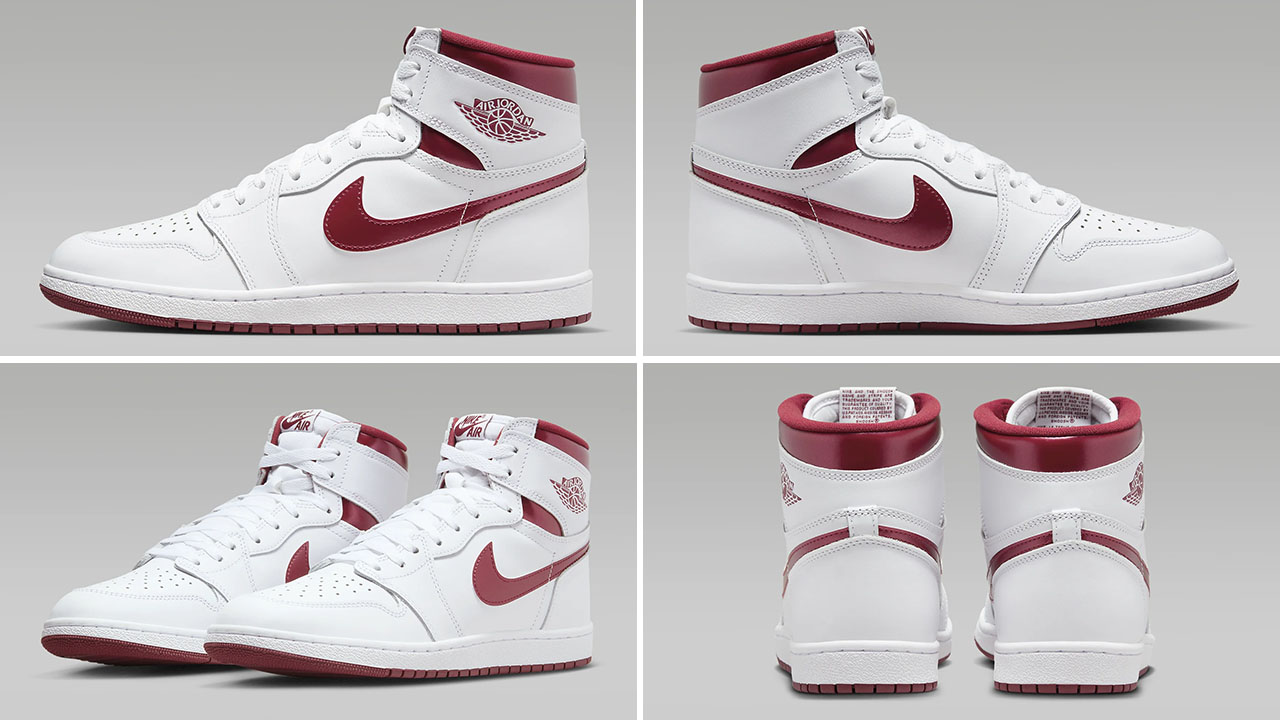 Air Jordan 1 High 85 Metallic Burgundy Release Date Info Where to Buy