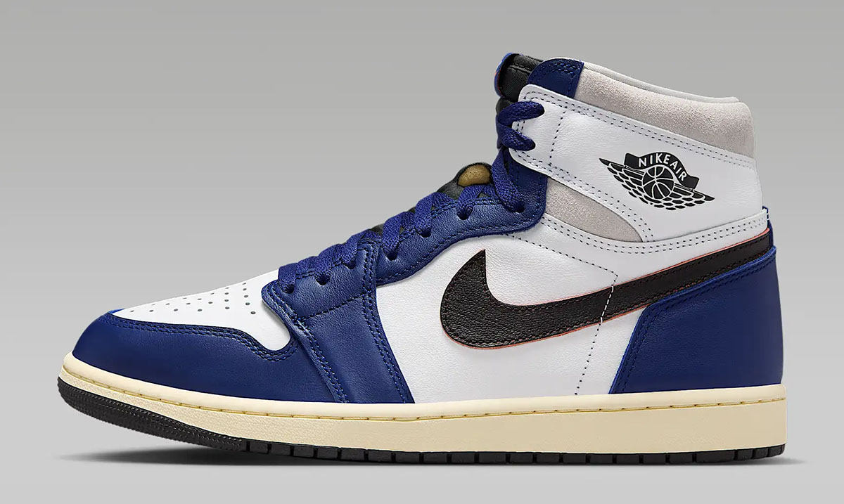 Air Jordan 1 High OG Rare Air Deep Royal Blue Mens Sneakers DZ5485-100-02