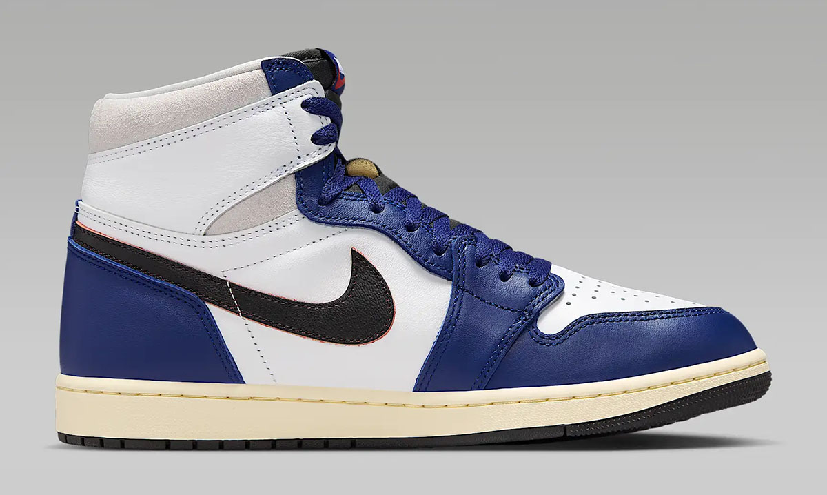 Air Jordan 1 High OG Rare Air Deep Royal Blue Mens Sneakers DZ5485-100-03