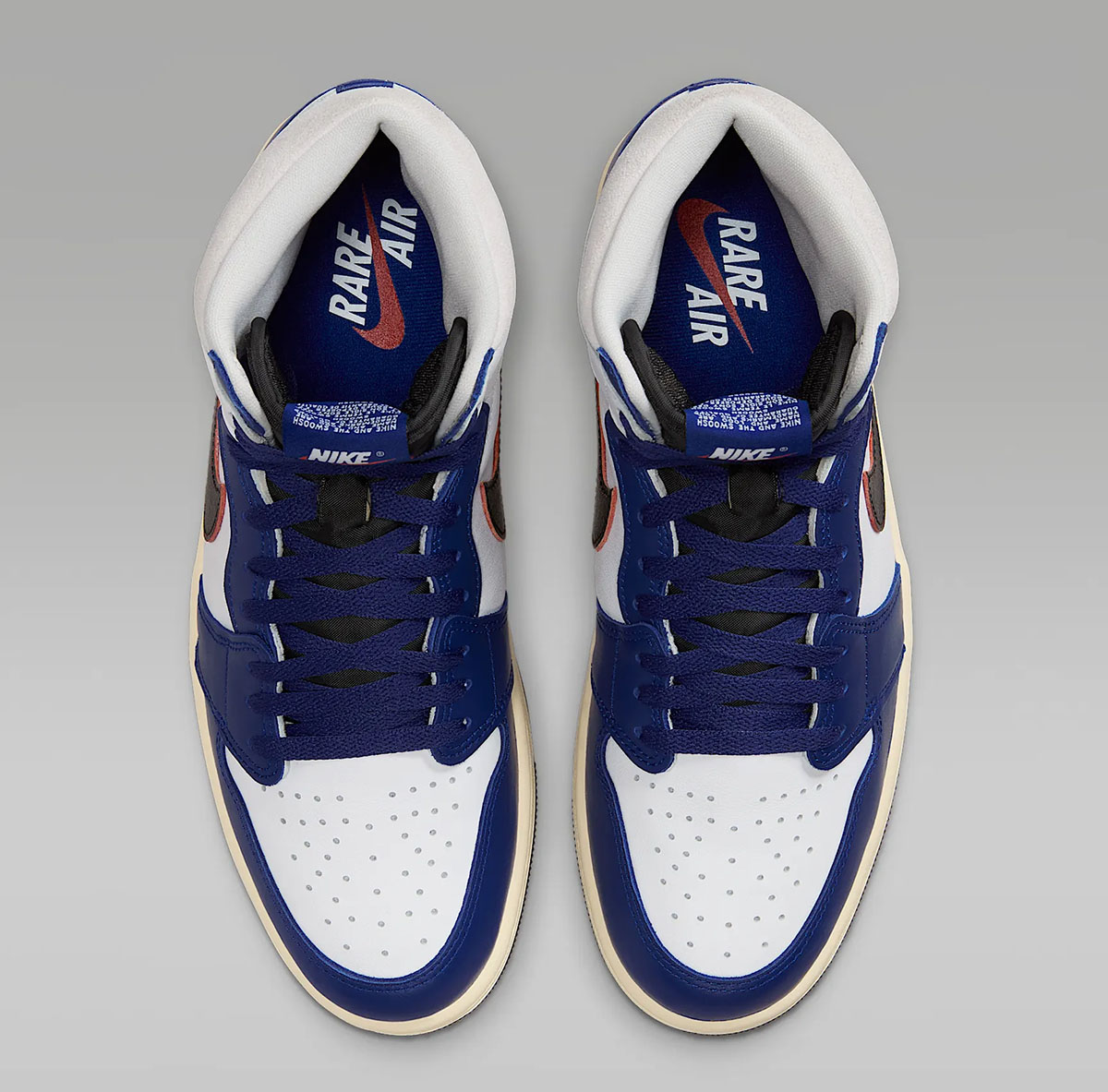 Air Jordan 1 High OG Rare Air Deep Royal Blue Mens Sneakers DZ5485-100-04