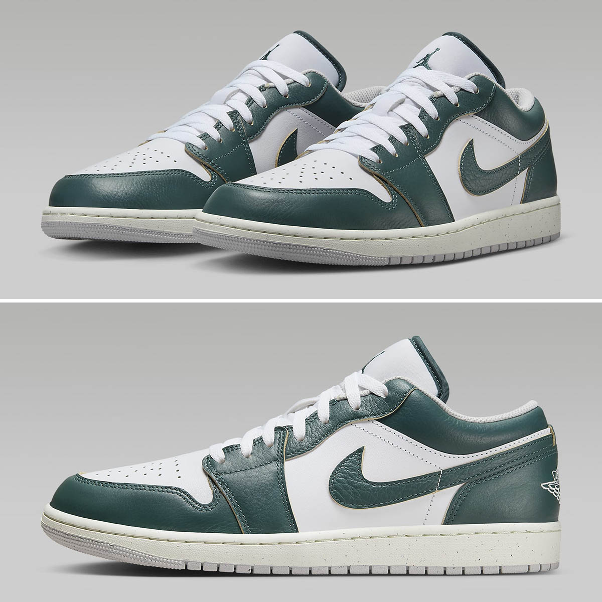 Air Jordan 1 Low SE Oxidized Green White Shoes