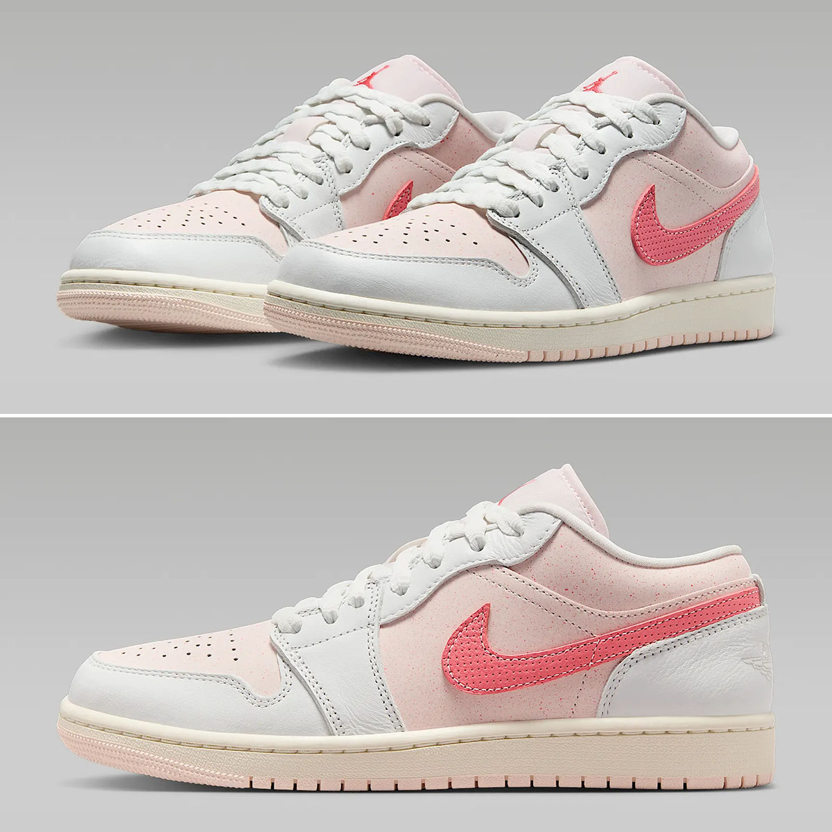 Air Jordan 1 Low Strawberry Milkshake Womens Shoes Sneakers IB8156-133