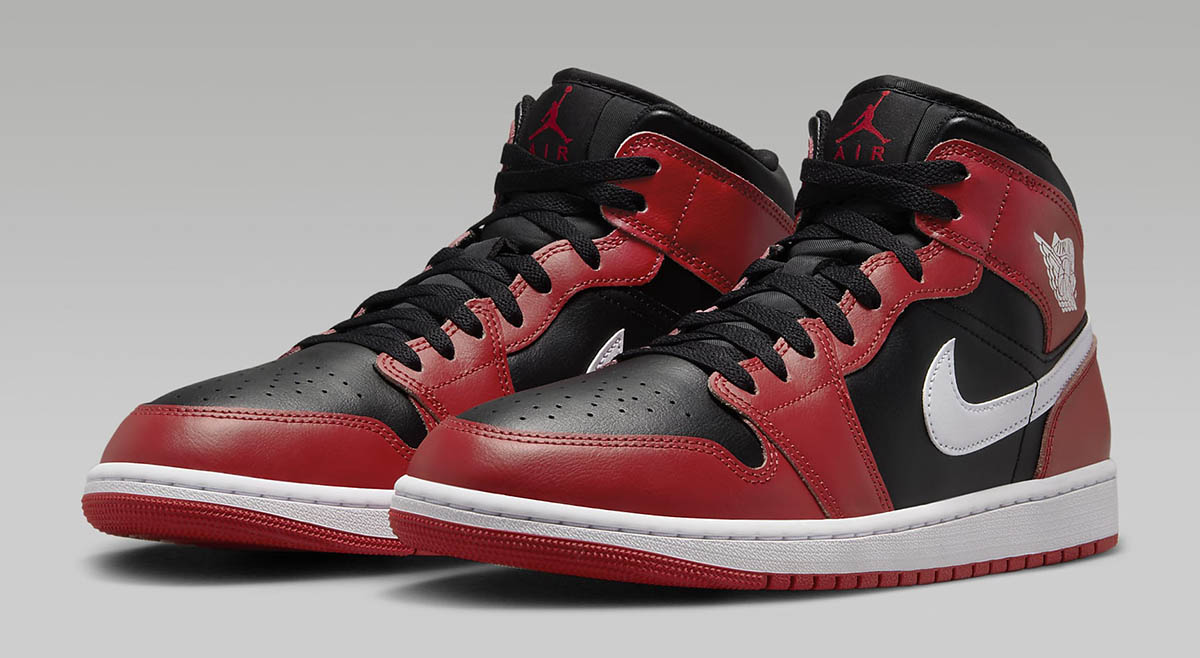 Air-Jordan-1-Mid-Black-Gym-Red-White-Shoes-1