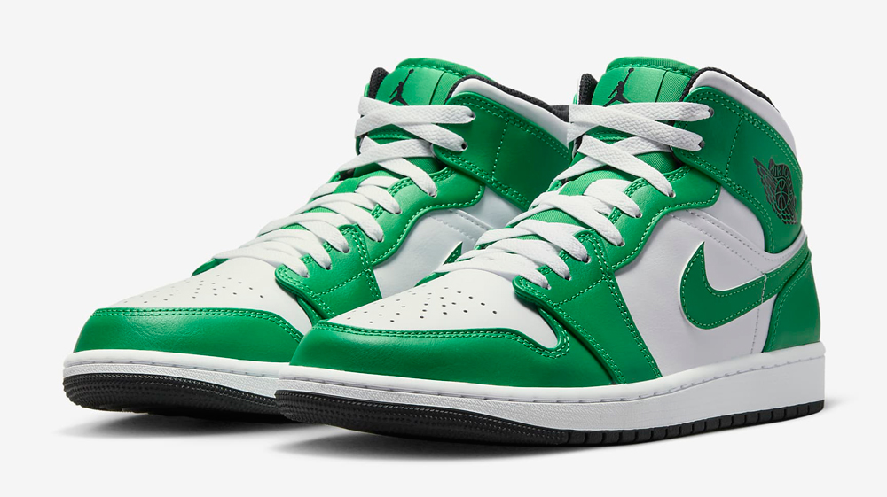 Air-Jordan-1-Mid-Lucky-Green-1