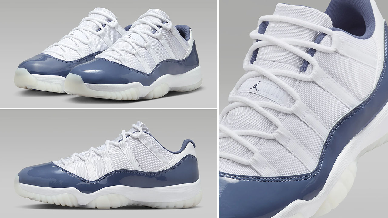 Air Jordan 11 Low Diffused Blue Sneakers